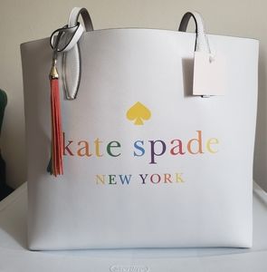 ♠️ Kate Spade - Reversible Rainbow Tote ♠️